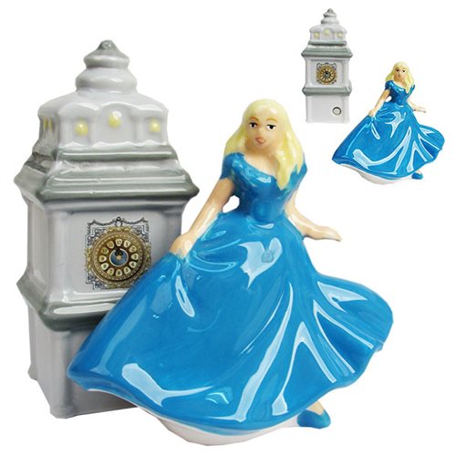 Cinderella Live Action Movie When The Clock Strikes Midnight Salt and Pepper Shakers